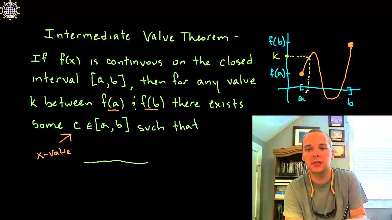 Intermediate Value Theorem YouTube Intermediate Value Theorem YouTube