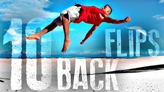 10 BACK FLIP VARIATIONS • From The Simplest To The Most Complex