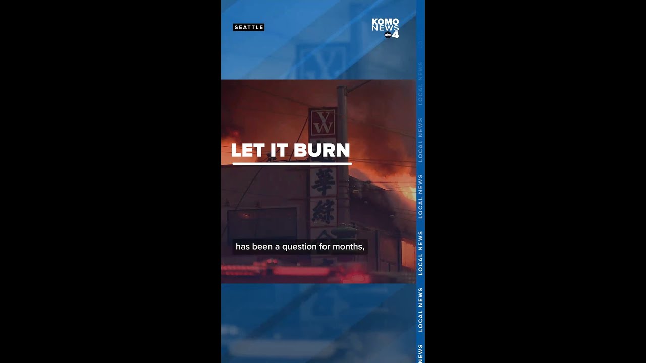 Crews battle vacant building fire in Seattle's Chinatown-International District