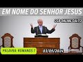 Ccb online culto 03052024  palavra ccb hoje  romanos 7