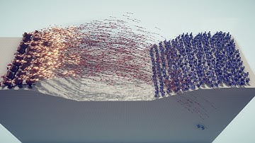 10x RAPID FIRE HWACHA vs 100x UNITS - Totally Accurate Battle Simulator TABS