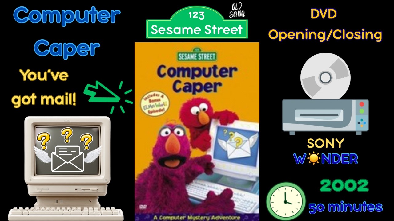 Sesame Street 💿 COMPUTER CAPER 💿 DVD Opening/Closing