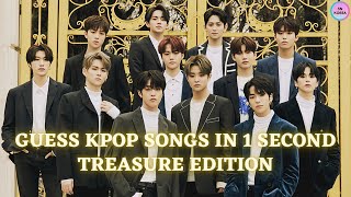 [KPOP GAME] GUESS KPOP SONG IN 1 SECOND TREASURE EDITION (TREASURE DEBUT SONG BOY - BEAUTIFUL)