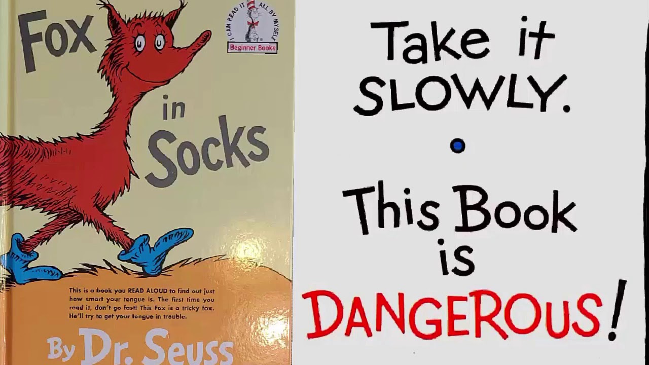 Fox In Socks By Dr Suess Youtube