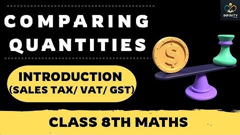 Class 8 Maths Chapter 7 | COMPARING QUANTITIES | Introduction-2 | NCERT CBSE | INFINITY by Vishali