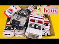 救急車、パトカーをチェックして坂道を緊急走行するよ！Check out ambulance and police car! run on the slope.