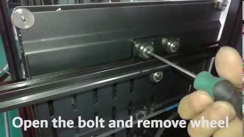 Replacing D9 Print Bed Wheels