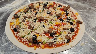 Farm Feast Pizza// Fresh Basilica Tonic // Wood Fire Pizza // Ricotta //Jodhpur