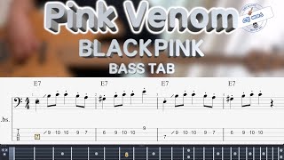 [블랙핑크 BLACKPINK] Pink Venom 베이스 커버 Bass Cover (+BASS TAB) Resimi