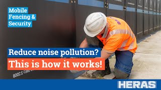 This is how the noise control barriers work most effectively on your construction site!