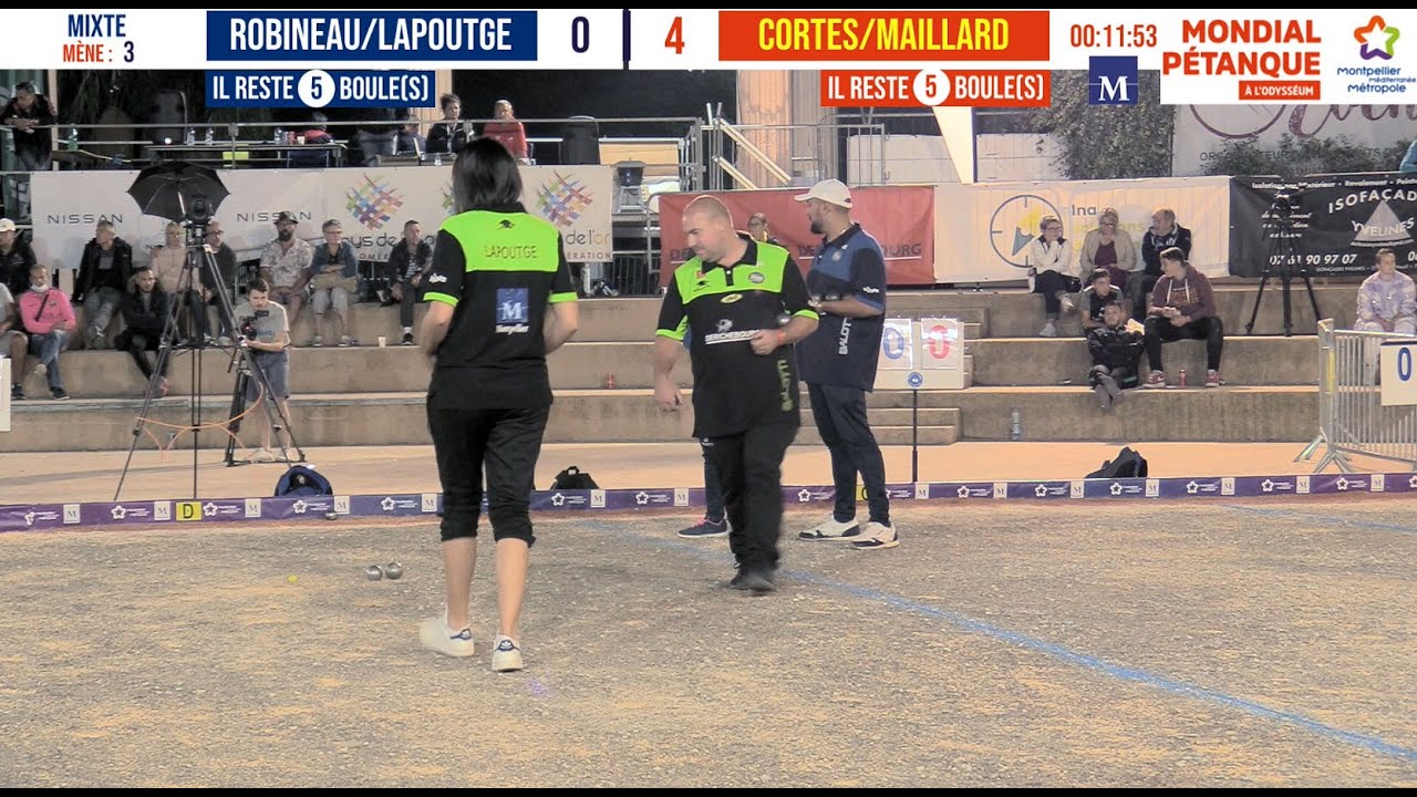 Mixte ROBINEAU/LAPOUTGE vs CORTES/MAILLARD : Odyssée des Champions Montpellier 3M 2021