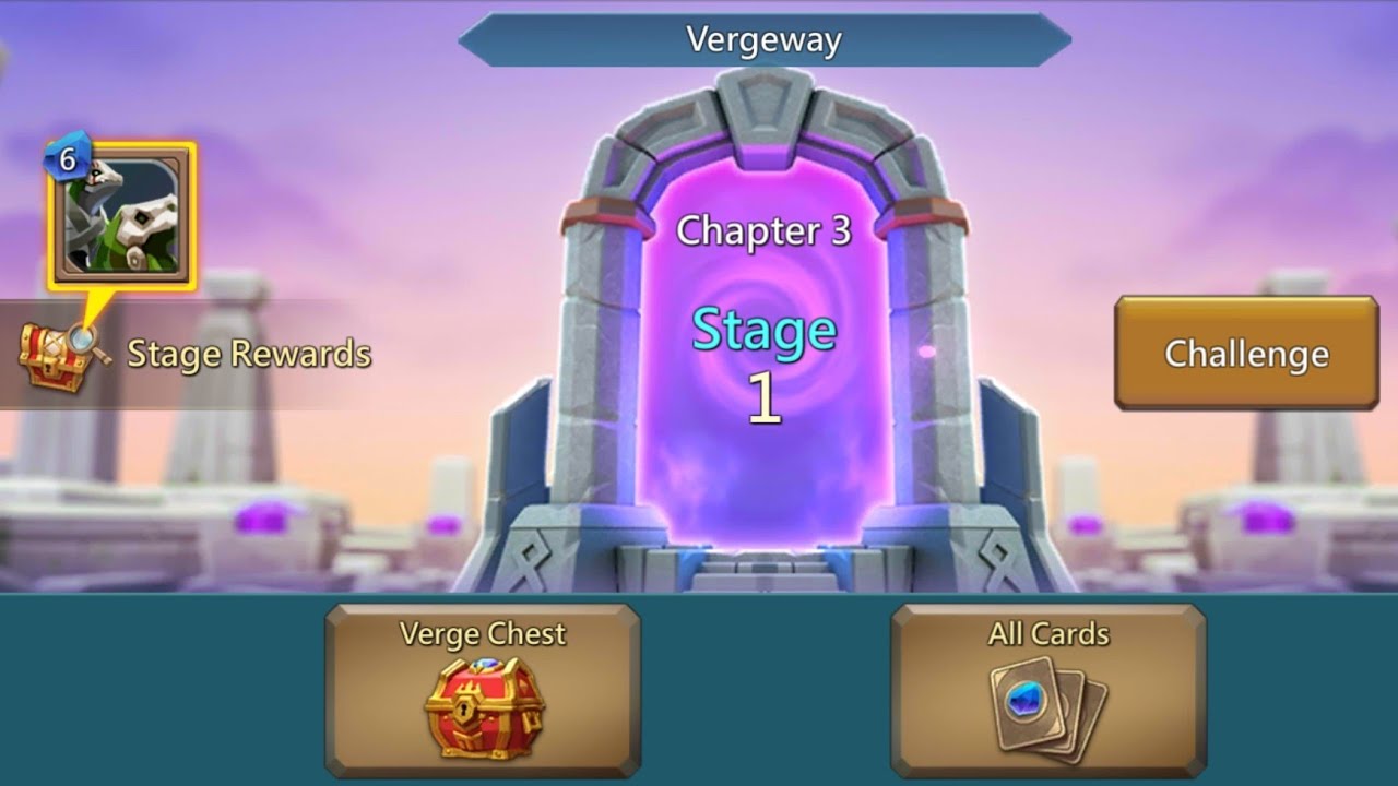 Lords mobile vergeway chapter 3 stage 1
