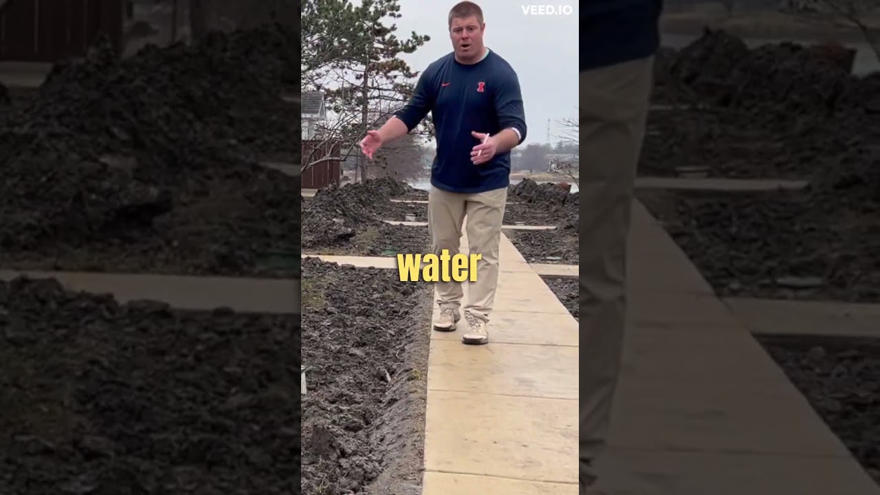 Naperville landscapers Help Fix Communities Water & Ice Problem With One Simple Method