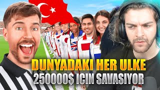 Ebonivon  MrBeast ' Dünyadaki Her Ülke 250.000 Dolar İçin Savaşıyor ' İzliyor