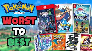Ranking Every Pokemon Game (WORST To BEST) screenshot 2