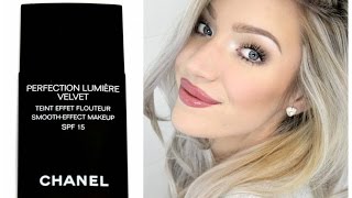 CHANEL Perfection Lumiere Velvet Foundation - Review & Demo