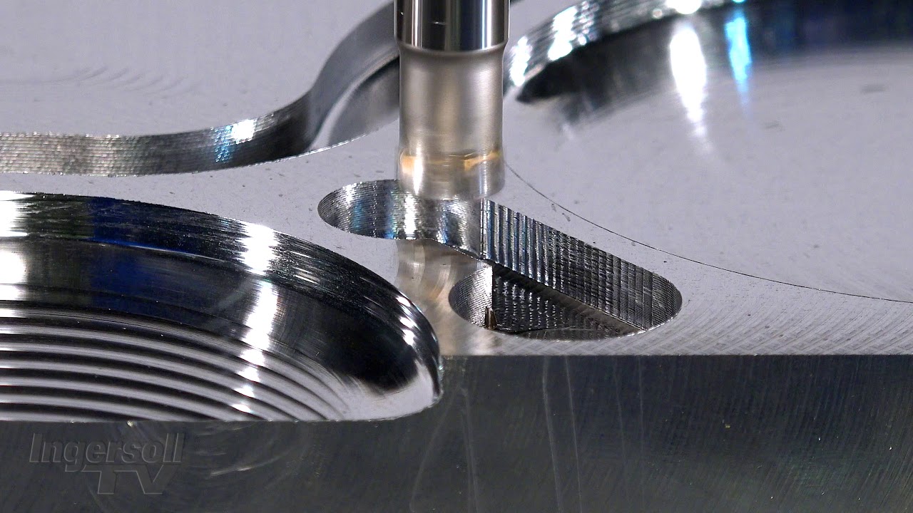DiPosFeed, End Mill Helical Plunging 4140 Steel YouTube