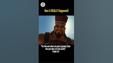 How Young David Really Defeated Goliath! 🔥 #bible #shorts #fypシ #youtube