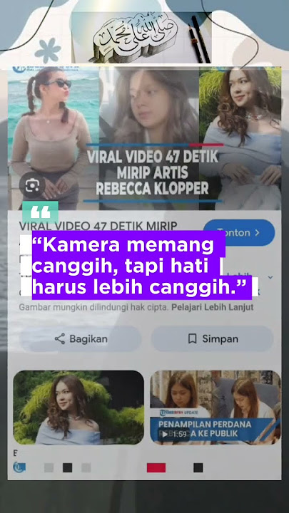 Video Viral Rebecca Klopper #beritaterkini #beritaviral #terbaru #artiscantik #trending #katabijak