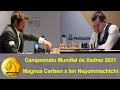 Game 6 | Carlsen x Nepo | FIDE World Chess Championship Match 2021