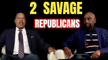 LARRY ELDER has no FILTER. 2 SAVAGE Republican. Jesse Lee Peterson Interview His CONSERVATIVE Friend