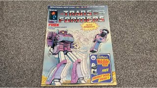 Transformers generation one issue 27 marvel UK comic complete collection. G1 exclusive artwork story