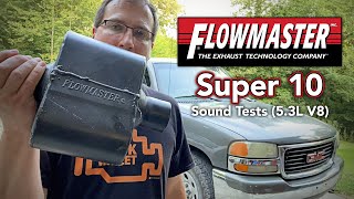 Installing a Flowmaster Super 10 on my 2002 GMC Sierra  Sound Tests  SOUNDS SO GOOD!