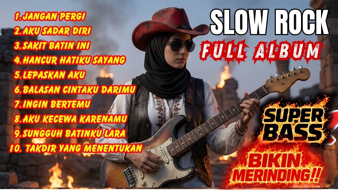 💥FULL ALBUM ‼️ COVER SLOWROCK | PAS BANGET BUAT YANG LAGI PERJALANAN | SLOWROCK MALAYSIA POPULER