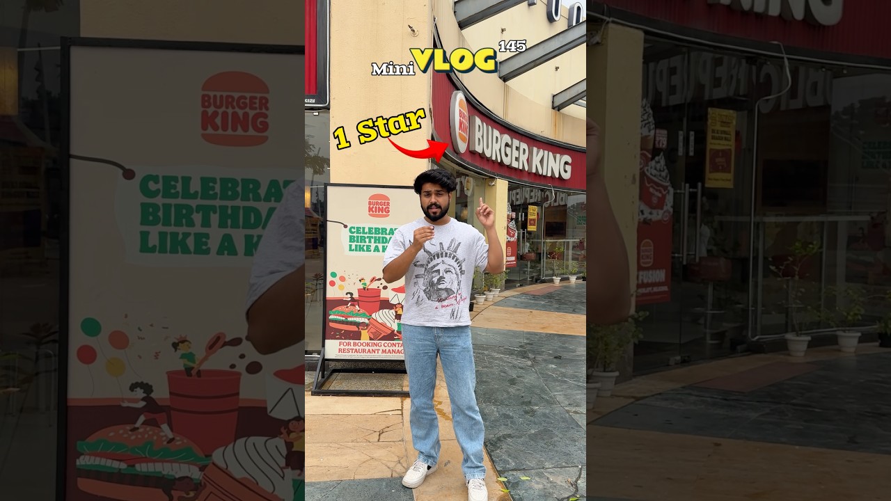 1 Star ⭐️ Burger King 👑🤮!! 