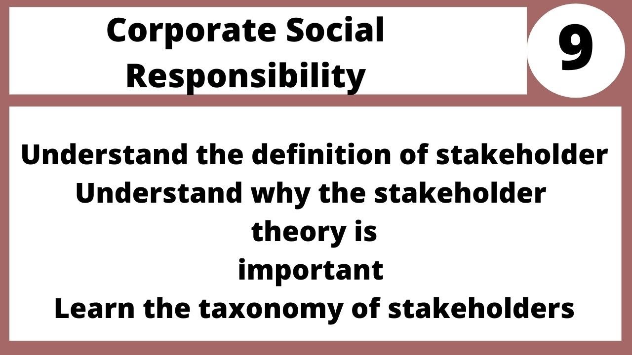 Understand the definition of stakeholder MGT610 LECTURE in Hindi Urdu
