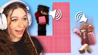 I Trolled Hannahxxrose with Proximity Chat Bedwars...