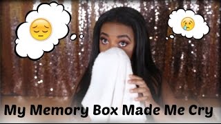 My Memory Box Made Me Cry ... | Opening My Box Filled With Memories