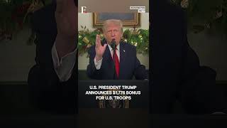 Donald Trump Announces $1,776 Christmas Bonus for US Troops | N18G