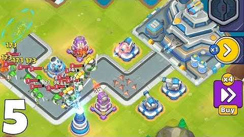 Raid Rush Tower Defense Gameplay Walkthrough | No Commentary | Attacks for Dominating Part 5