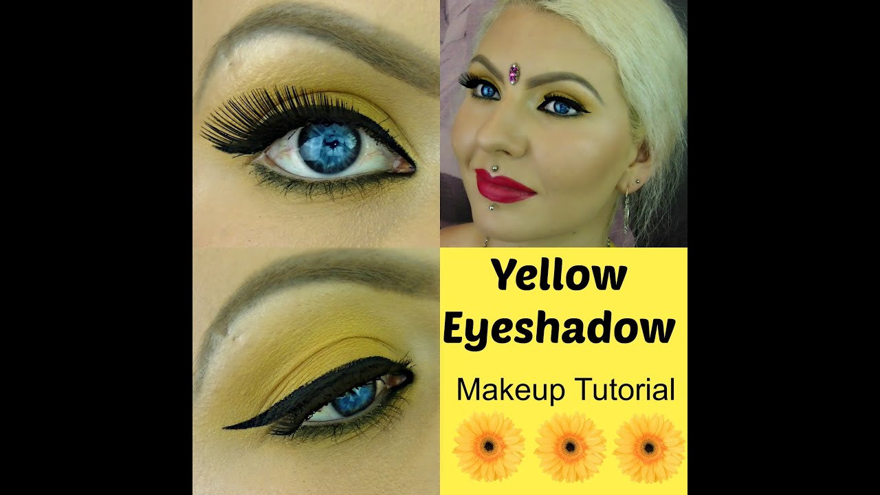 Wearable Yellow Eyeshadow Makeup Tutorial Cruelty Free YouTube