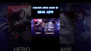 DAMAGE HERO IN REAL LIFE 🤭🔥🔥😱🤯MOBILE LEGEND