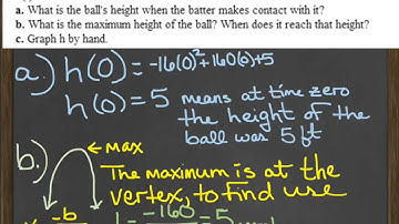Quadratic Application problem involving vertex
