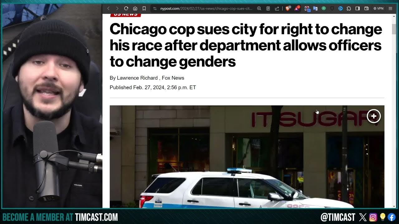 White Chicago Cop SUES In Order To CHANGE HIS RACE Over Diversity Practices, Wants To Be BLACK