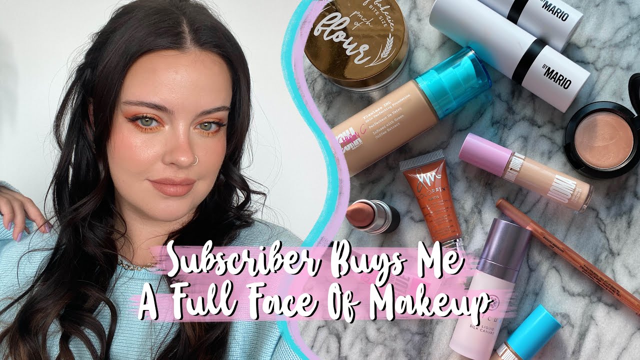 A Subscriber BOUGHT Me A FULL FACE Of Makeup | Julia Adams