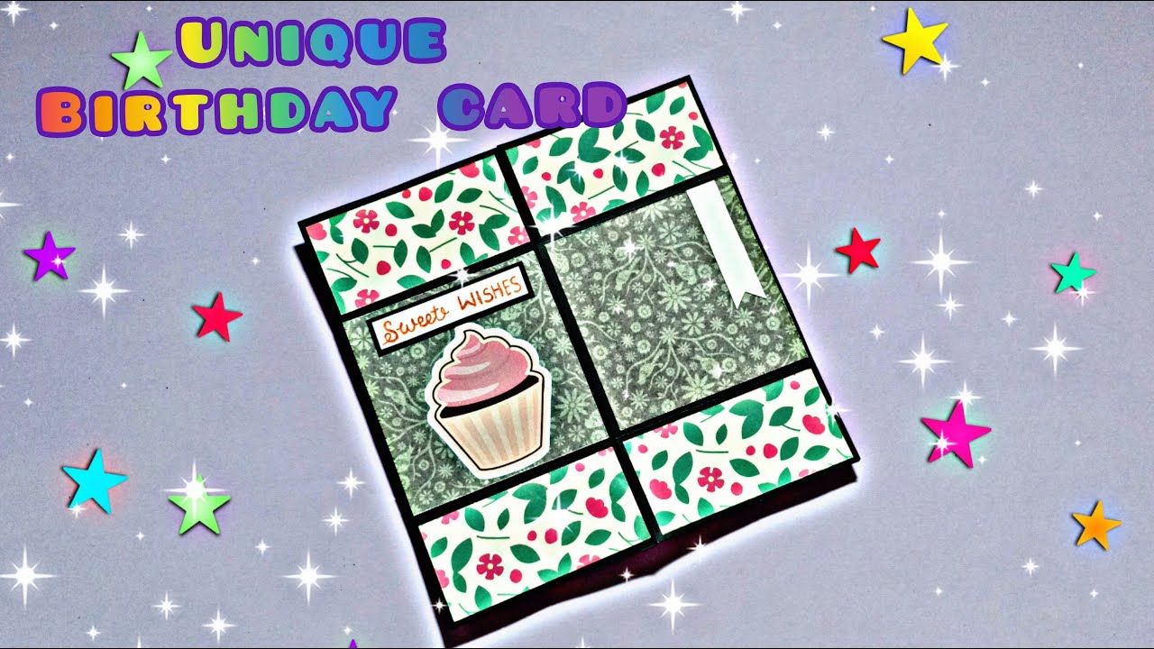 Unique Birthday card | Never ending card with secret pockets/endless card | tutorial by NNV Crafts