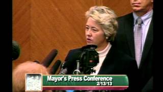 Mayor Parker Announces Plan To Eliminate Rape Kit Backlog - 02/13/13