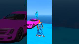 GTA 5 spider man epic ragdolls | GTA 5 spiderman vs hulk vs batman vs iron man | Game 35 |