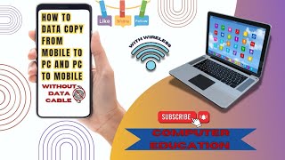 CONNECT MOBILE TO PC WITHOUT DATA CABLE