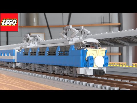 LEGO】寝台特急ブルートレイン(B寝台車/食堂車/EF66形) - YouTube
