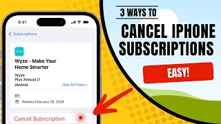 How To Cancel Subscriptions On iPhone or iPad - 3 Ways
