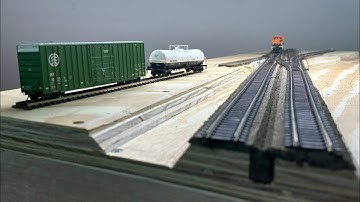 HO Layout Update #1: Benchwork and Laying Track (18”x55”)