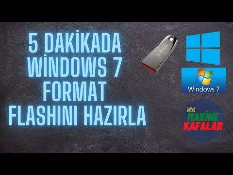 Windows 7 FORMAT USB'Sİ HAZIRLAMA [2021 GÜNCEL]