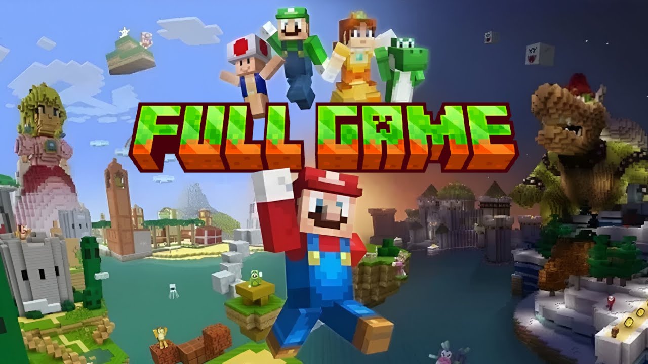 🍄 Full Super Mario Mash-Up World In Minecraft Nintendo Switch 2 🎮