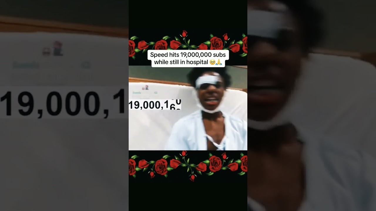 IShowSpeed hits 19 million subscribers while in the hospital