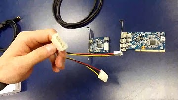 Chinese Video Demonstrating How to Install a Firewire PCI Card